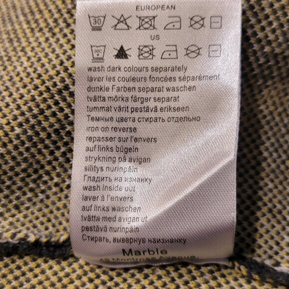 Marble Buckle Detail Longline Art-to-Wear Cardigan Sweater Jacket Size M - Picture 13 of 13